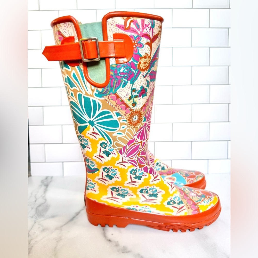 Sperry Top-Sider Patterned Rain Boots - Picture 3 of 10